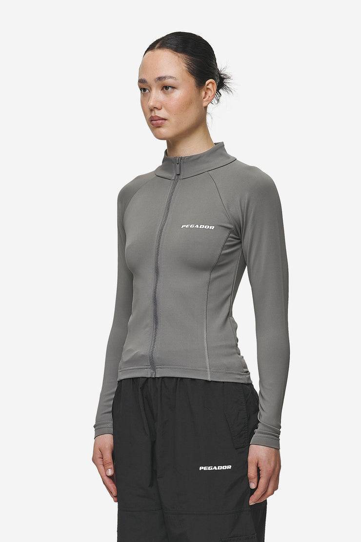 Pegador Tale Zip Longsleeve Deep Grey Günstig kaufen