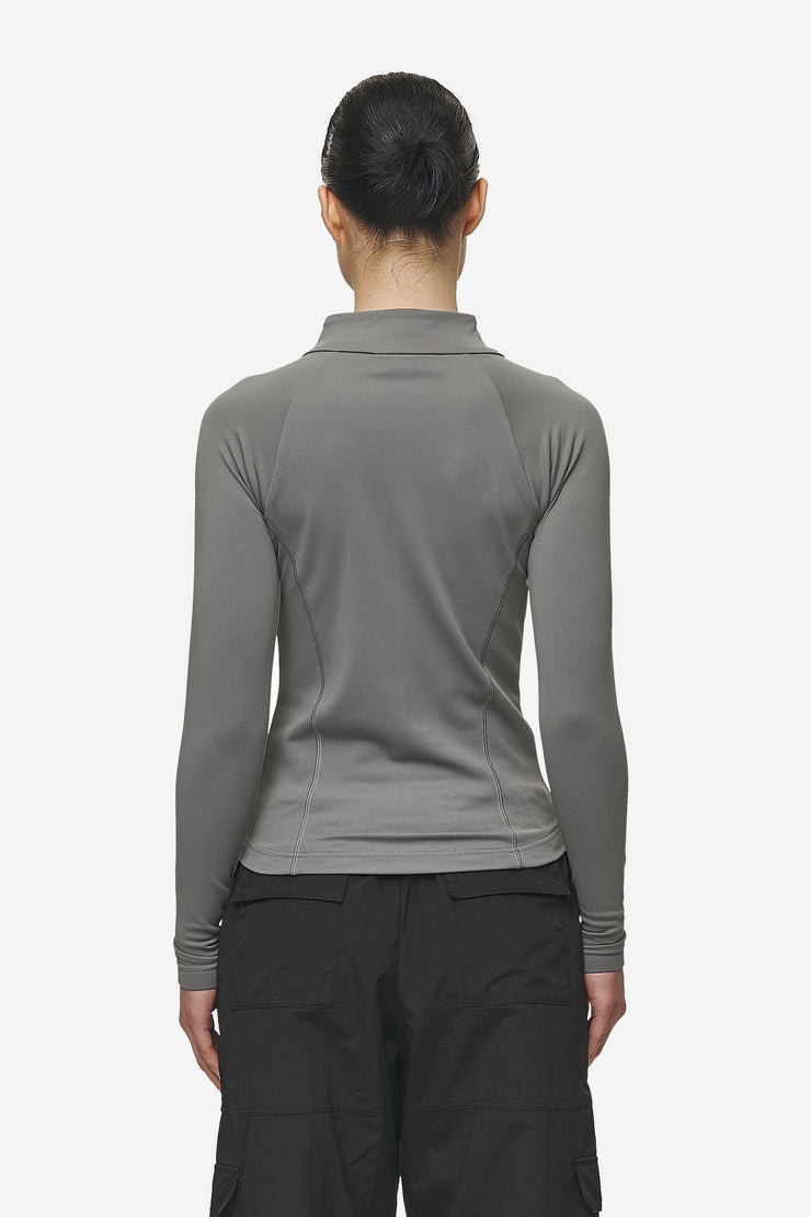 Pegador Tale Zip Longsleeve Deep Grey Günstig kaufen