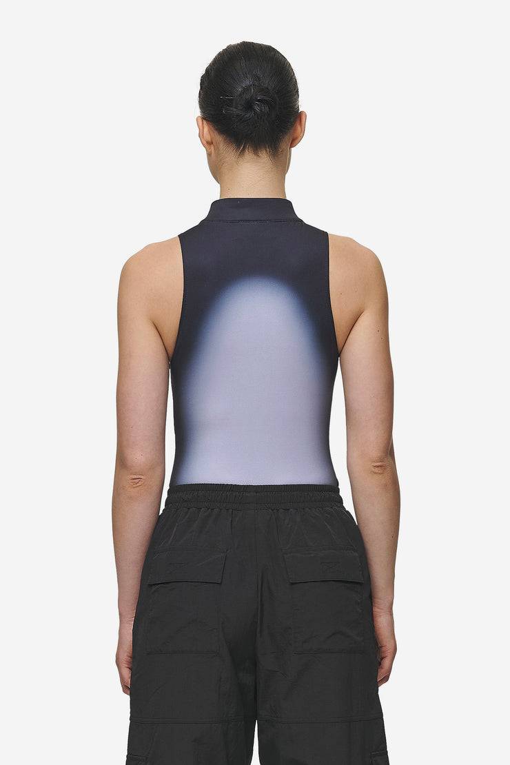 Pegador Ashira Sprayed Zip Bodysuit Black White Versandkostenfrei