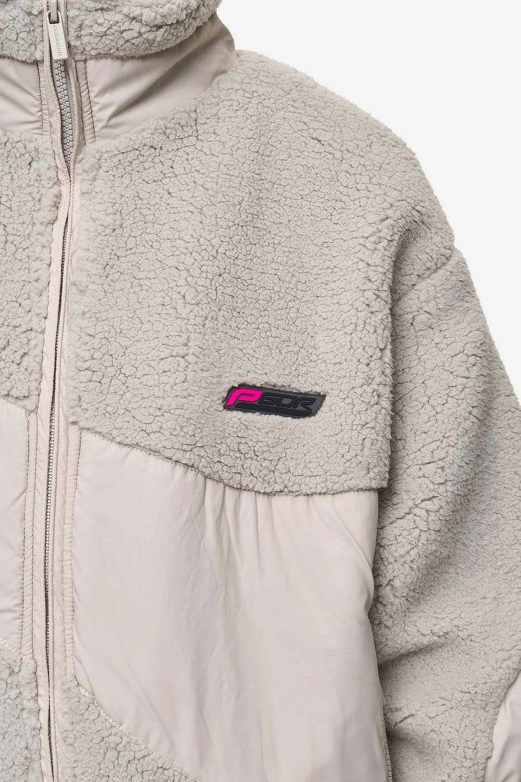 Pegador Risa Teddy Fabric Mix Jacket Moon Grey Weihnachtsangebot