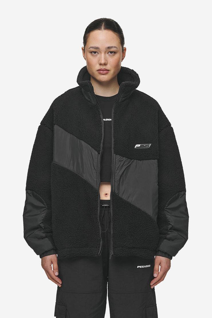 Pegador Risa Teddy Fabric Mix Jacket Black Osterangebot