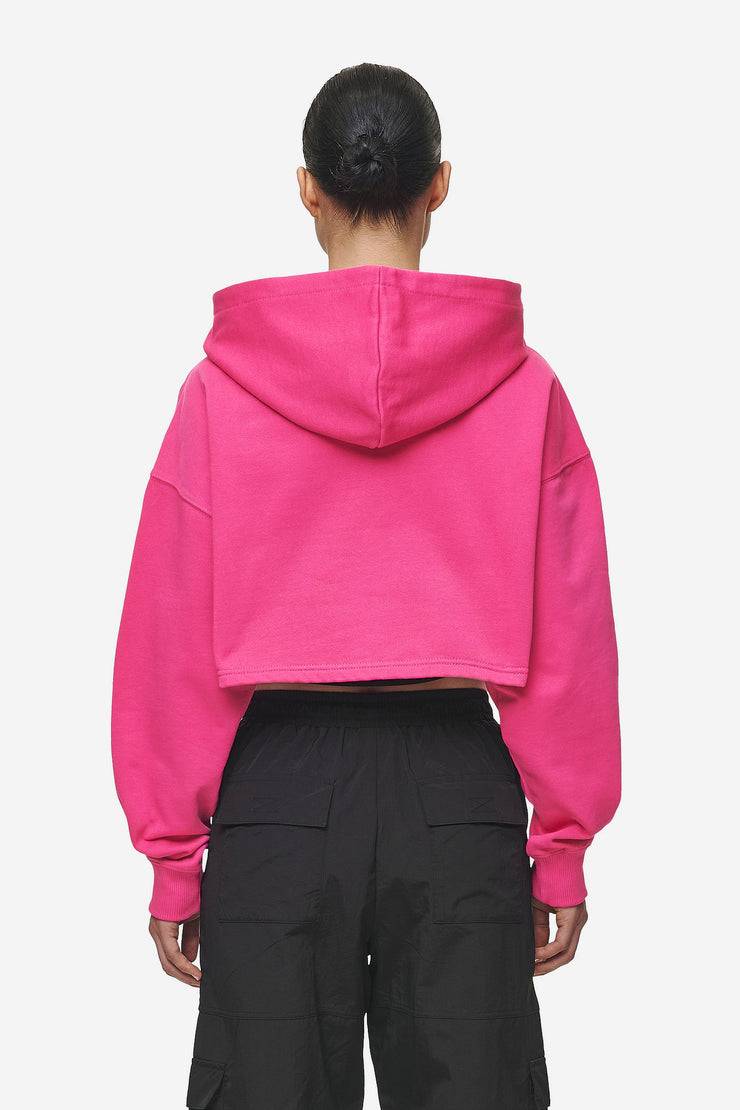 Pegador Mina Super Cropped Hoodie Washed Digital Pink Lagerräumung