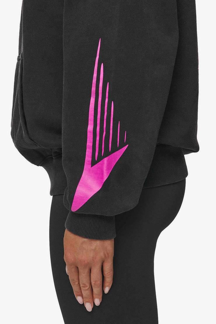 Pegador Mei Oversized Hoodie Vintage Black Heißer Verkauf