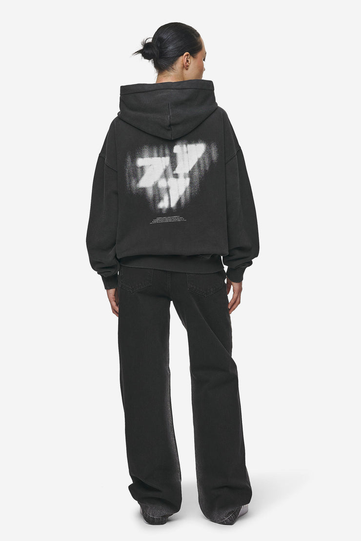 Pegador Suta Oversized Hoodie Vintage Black Neueste Mode