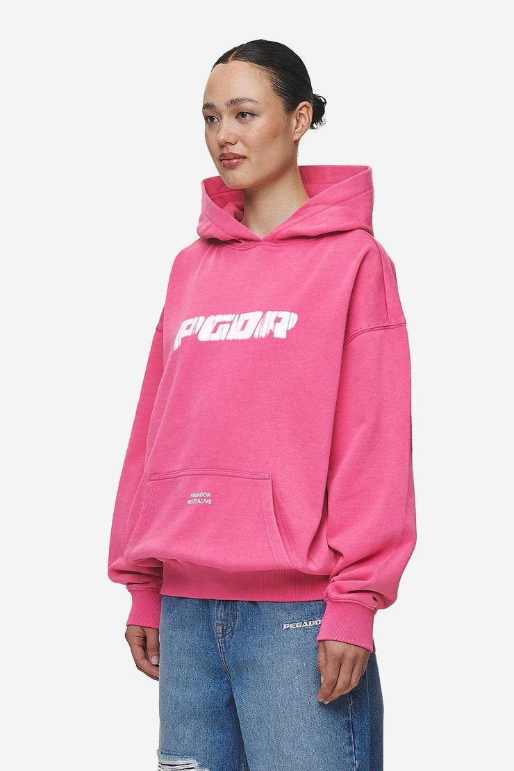 Pegador Suta Oversized Hoodie Vintage Digital Pink Online Outlet