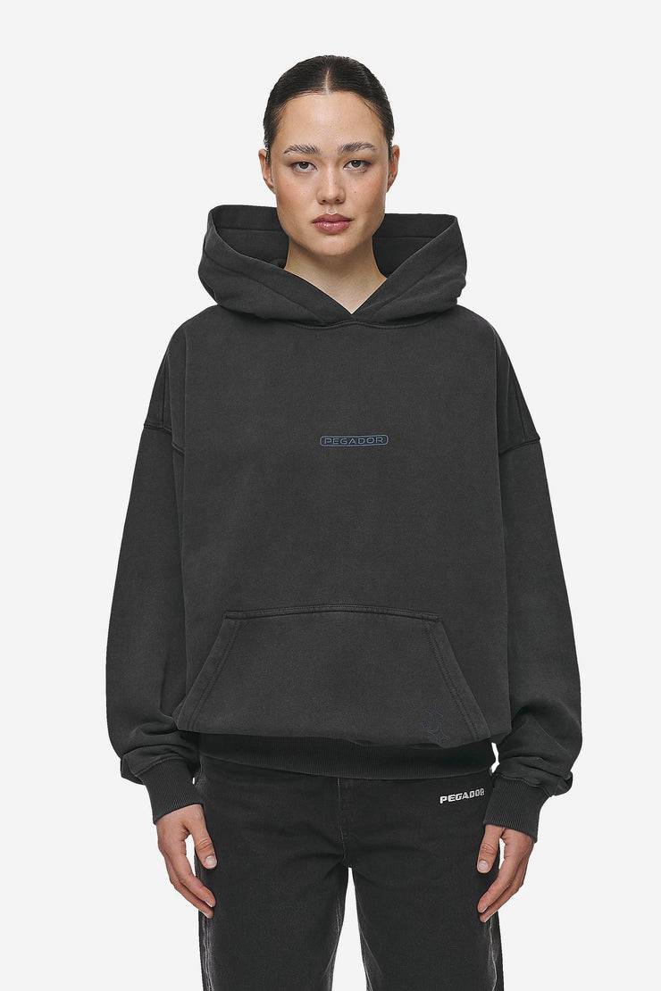 Pegador Thea Oversized Hoodie Vintage Black Zeitlich begrenztes Angebot