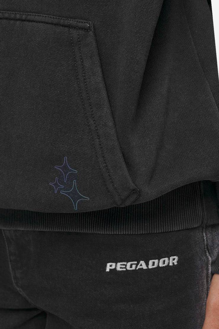 Pegador Thea Oversized Hoodie Vintage Black Zeitlich begrenztes Angebot