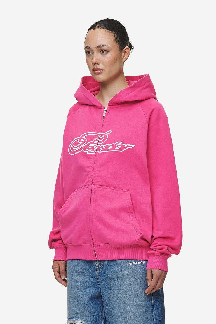 Pegador Anna Oversized Sweat Jacket Washed Digital Pink Neuheiten