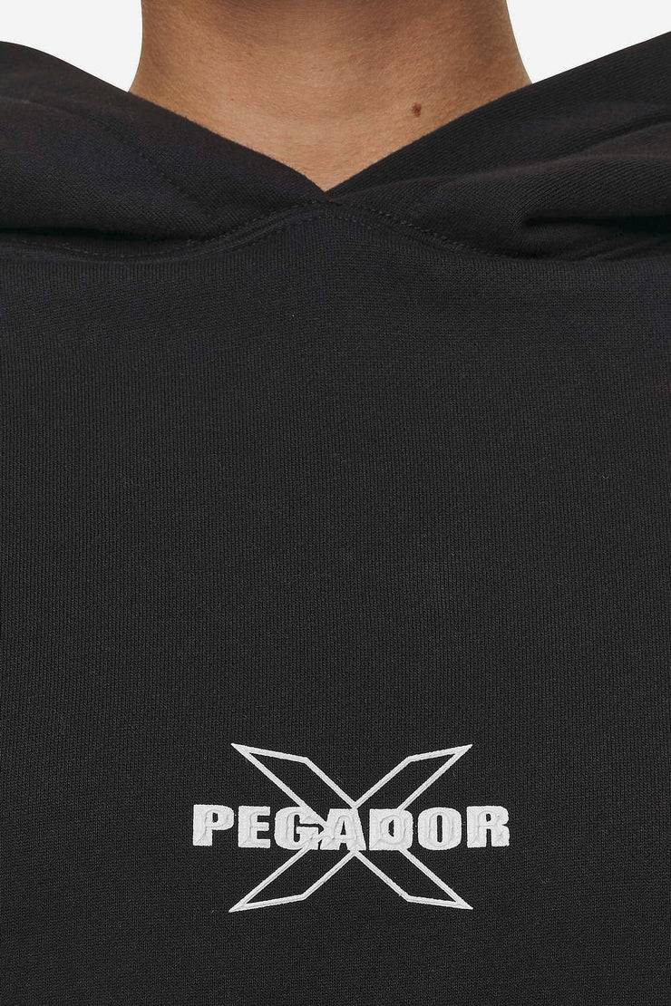 Pegador Belly Oversized Hoodie Washed Black Bestseller