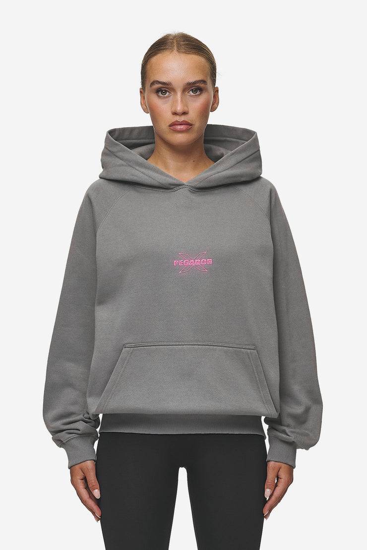 Pegador Belly Oversized Hoodie Washed Deep Grey Saisonale Angebote