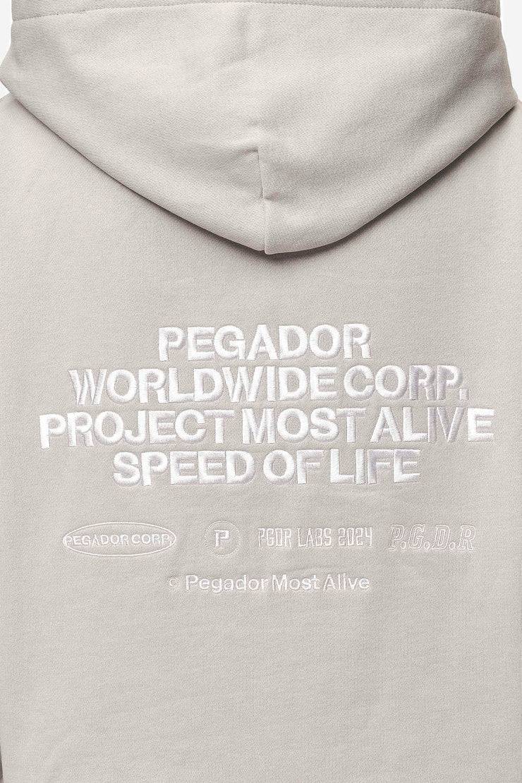 Pegador Sora Oversized Hoodie Washed Moon Grey Tägliche Deals