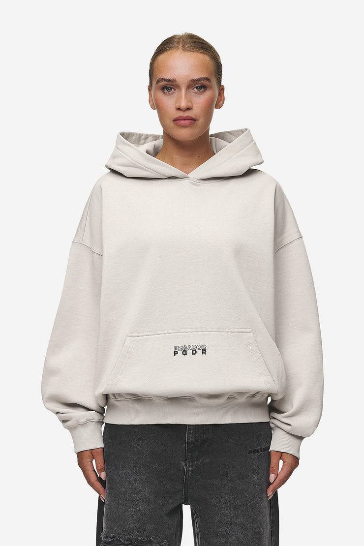 Pegador Nisa Oversized Hoodie Washed Moon Grey Begrenzte Freigabe