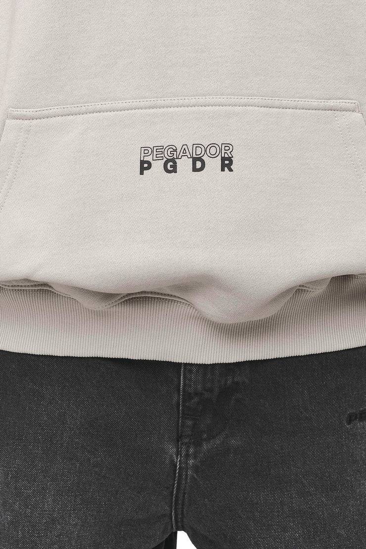 Pegador Nisa Oversized Hoodie Washed Moon Grey Begrenzte Freigabe