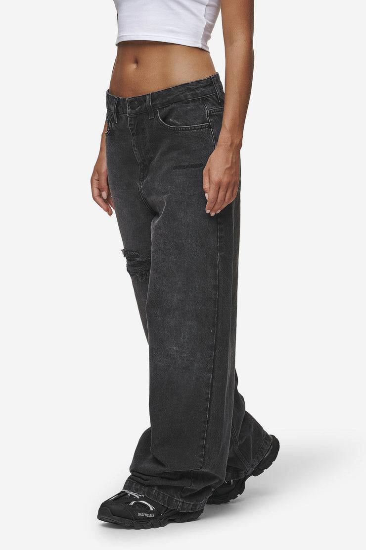 Pegador Mally Super Baggy Jeans Washed Deep Grey Letzter Tag