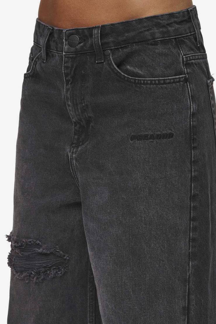 Pegador Mally Super Baggy Jeans Washed Deep Grey Letzter Tag