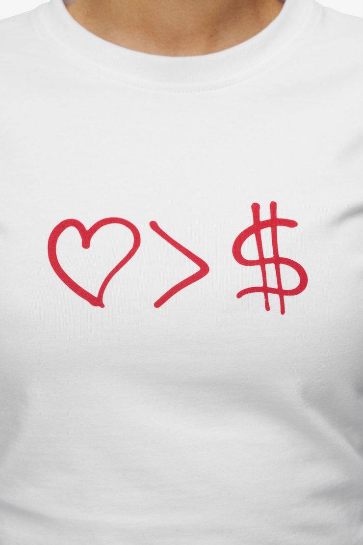 Pegador Jayde Baby Tee White Red Nur für heute