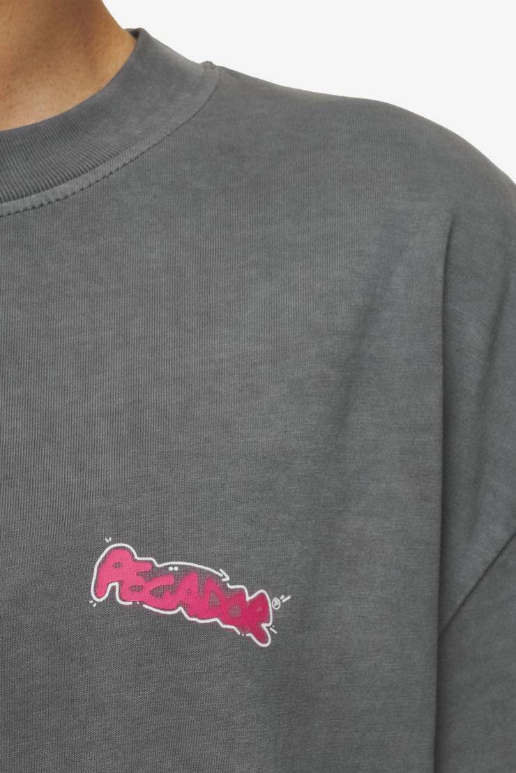 Pegador Barret Oversized Tee Vintage Grey Sonderangebot der Fabrik