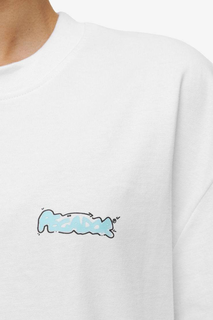 Pegador Barret Oversized Tee White Vierteljährliche Förderung
