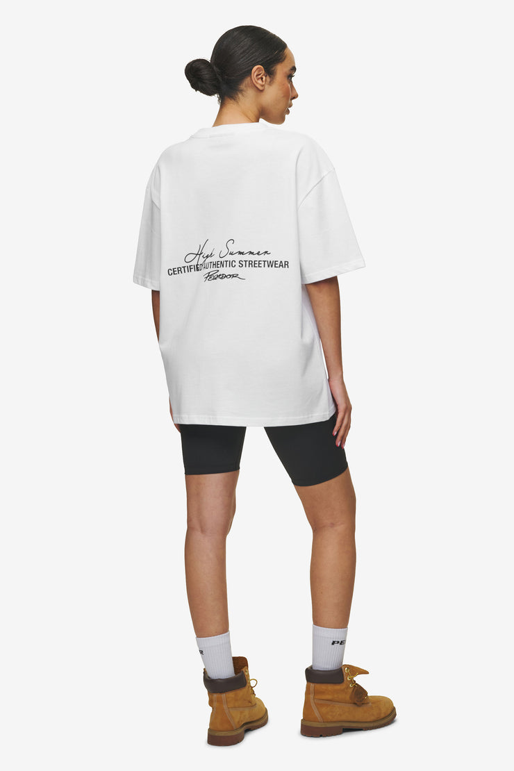 Pegador Banberry Oversized Tee White Nur noch ein Tag übrig