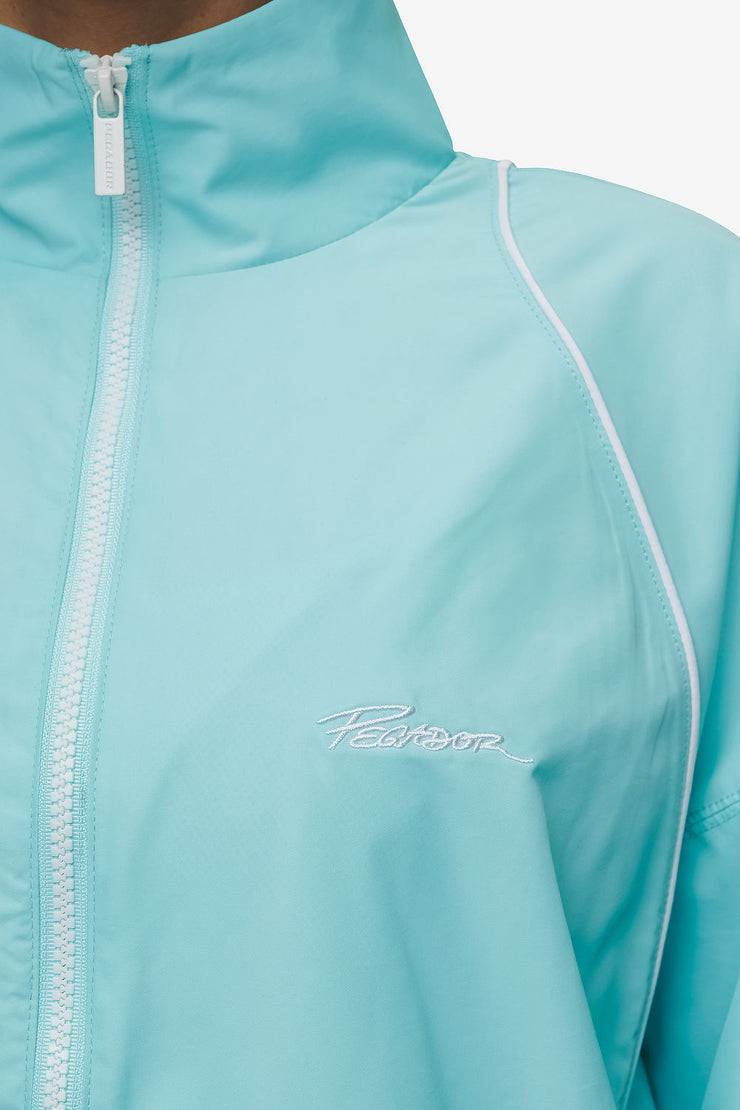 Pegador Lincoln Boxy Track Jacket Sky Blue Super Rabatt
