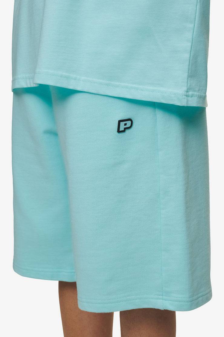 Pegador Leono Overknee Heavy Sweat Shorts Washed Sky Blue Gum Kostenloser Versand international