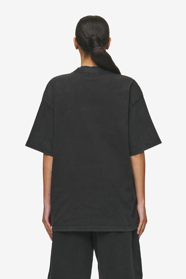 Pegador Leono Boxy Tee Vintage Black Sky Blue Gum Fabrikladen