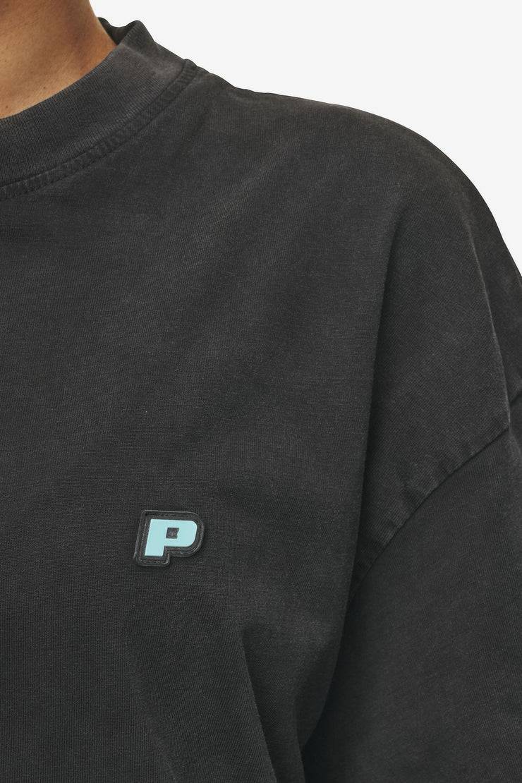 Pegador Leono Boxy Tee Vintage Black Sky Blue Gum Fabrikladen