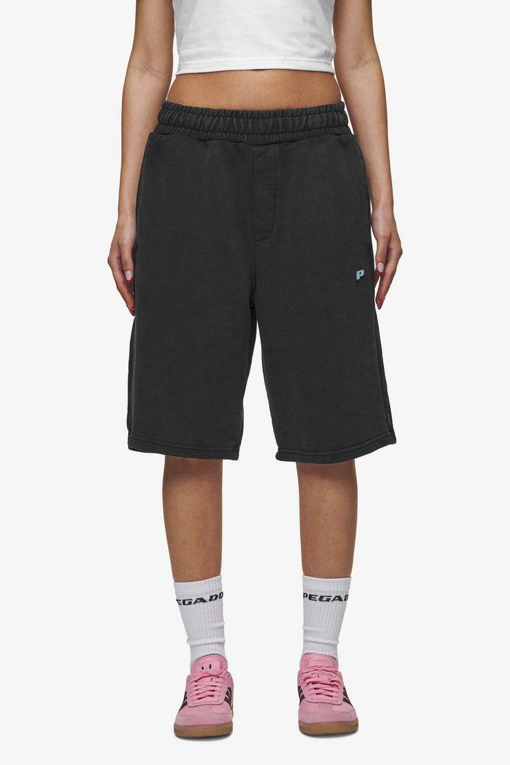 Pegador Leono Overknee Heavy Sweat Shorts Vintage Black Gum Begrenzt auf 3 Tage