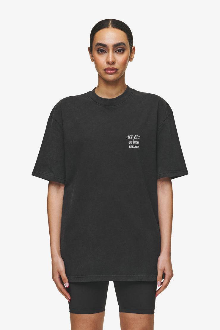 Pegador Denaud Oversized Tee Vintage Black Speichern exportieren