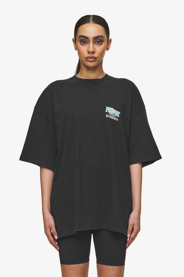 Pegador Farrar Boxy Tee Vintage Black Im Verkauf