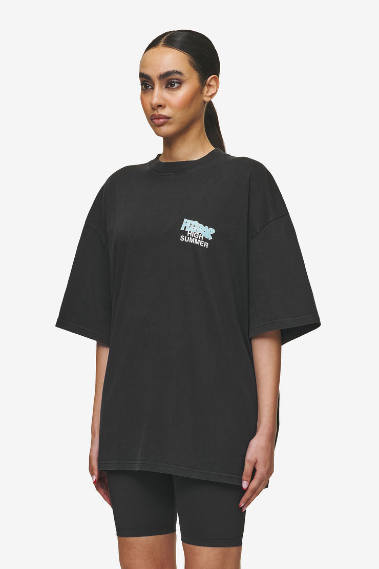 Pegador Farrar Boxy Tee Vintage Black Im Verkauf