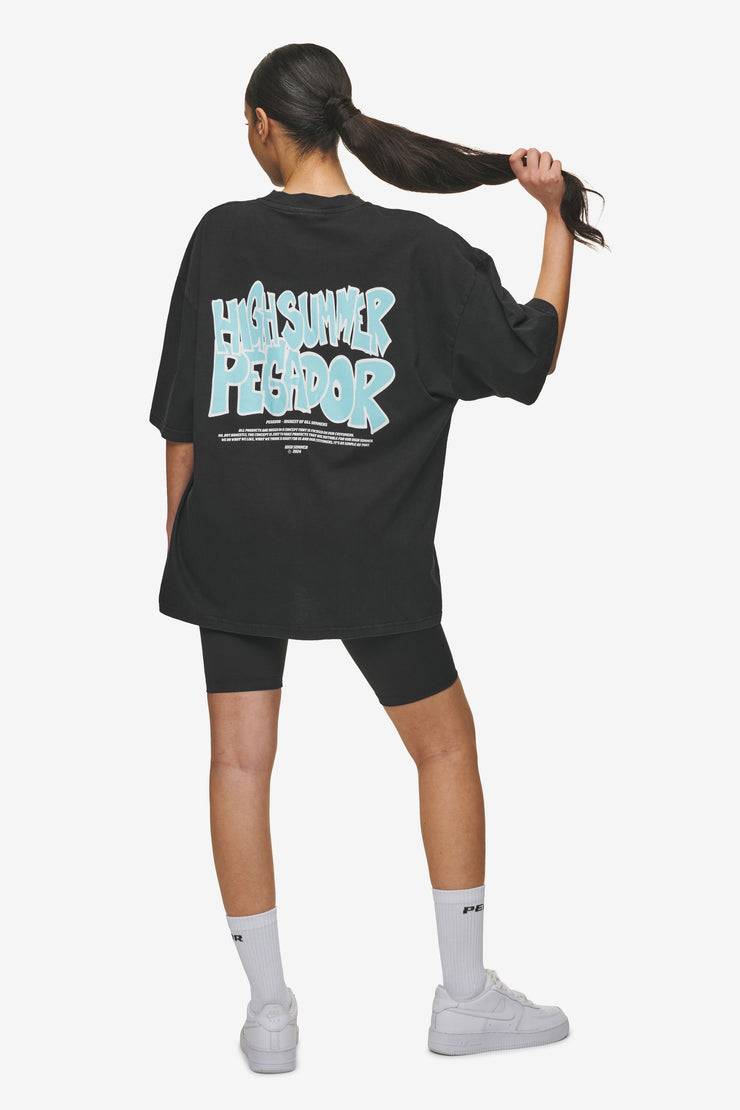 Pegador Farrar Boxy Tee Vintage Black Im Verkauf