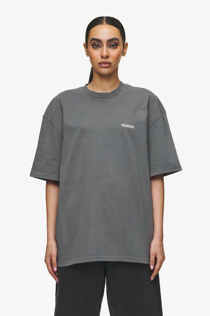 Pegador Gulati Oversized Tee Vintage Grey Rabatte dieses Monats