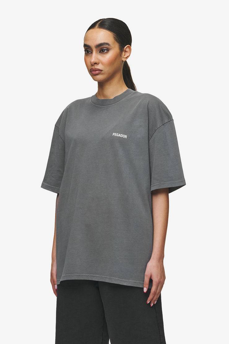 Pegador Gulati Oversized Tee Vintage Grey Rabatte dieses Monats