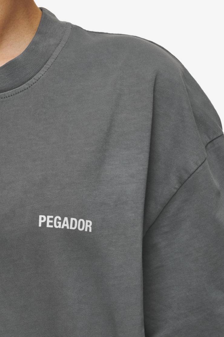Pegador Gulati Oversized Tee Vintage Grey Rabatte dieses Monats