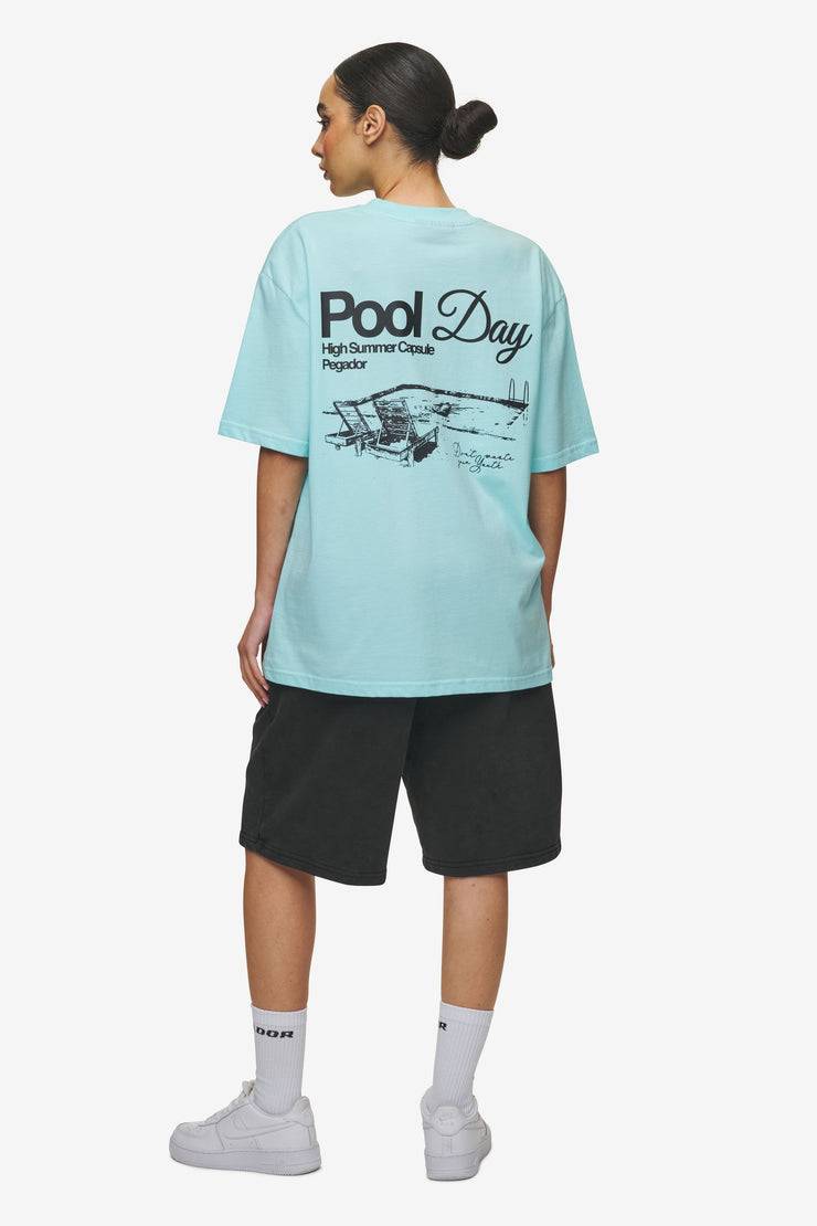 Pegador Patino Oversized Tee Washed Sky Blue Outlet