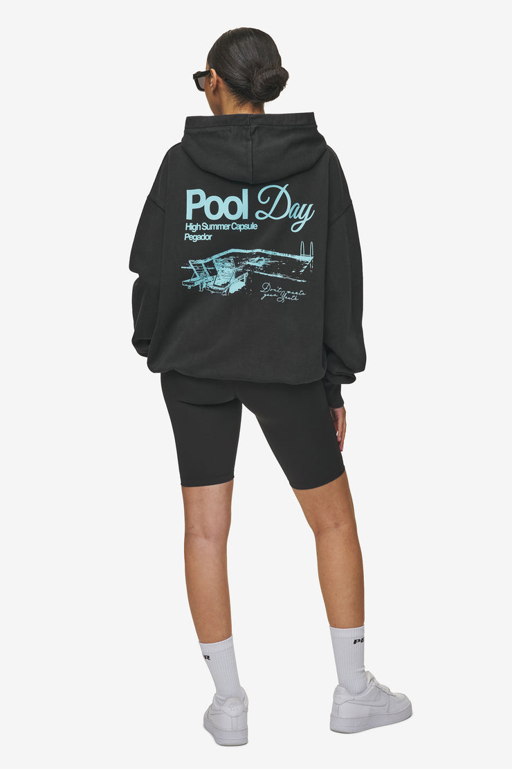 Pegador Patino Oversized Sweat Jacket Vintage Black Auslauf