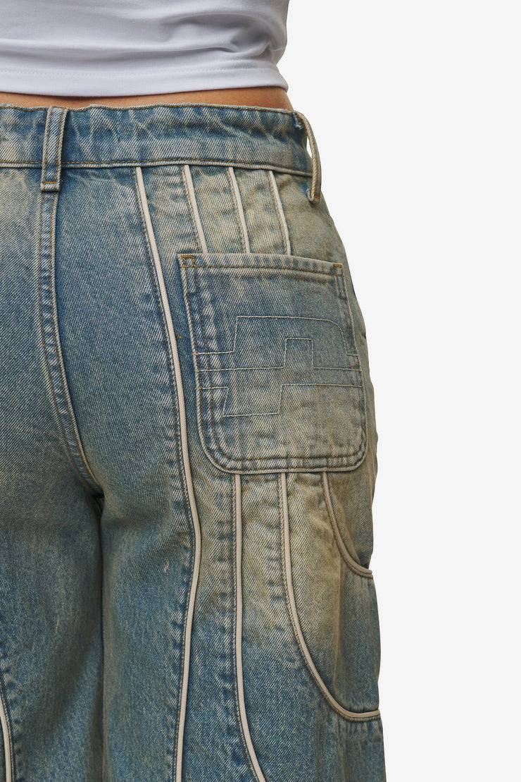 Pegador Treasure Jorts Vintage Blue Verkauf