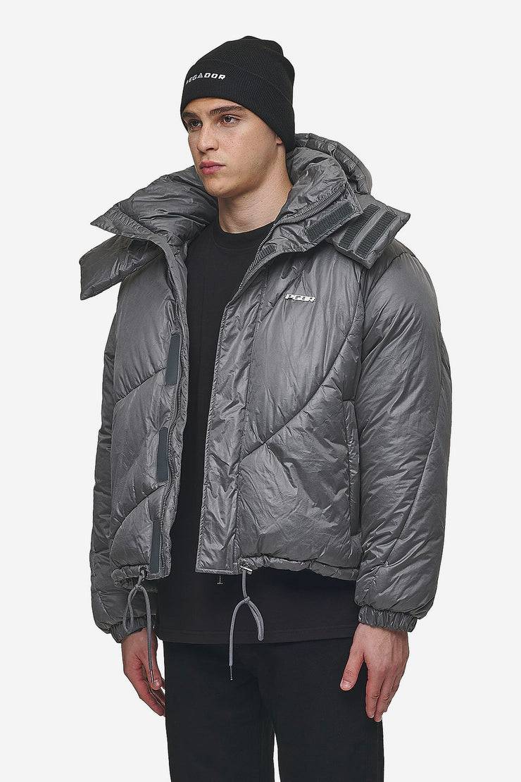 Pegador Henry Vintage Oversized Puffer Jacket Anthracite Günstig kaufen