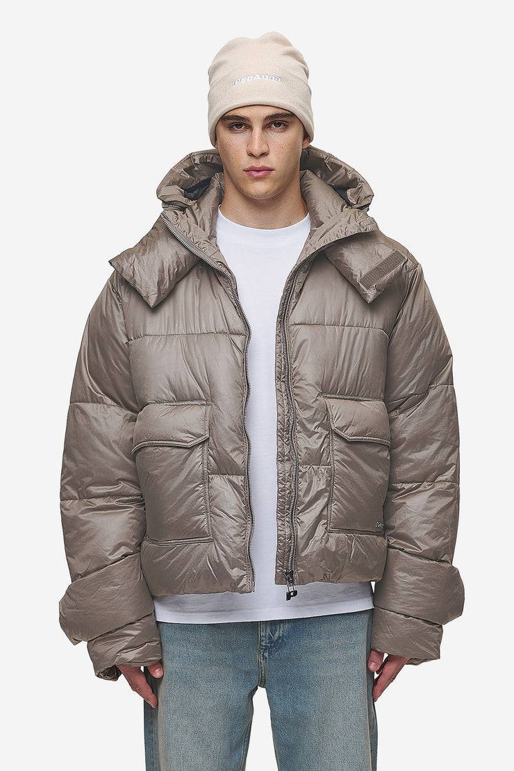 Pegador Garrick Vintage Oversized Puffer Jacket Light Brown Versandkostenfrei