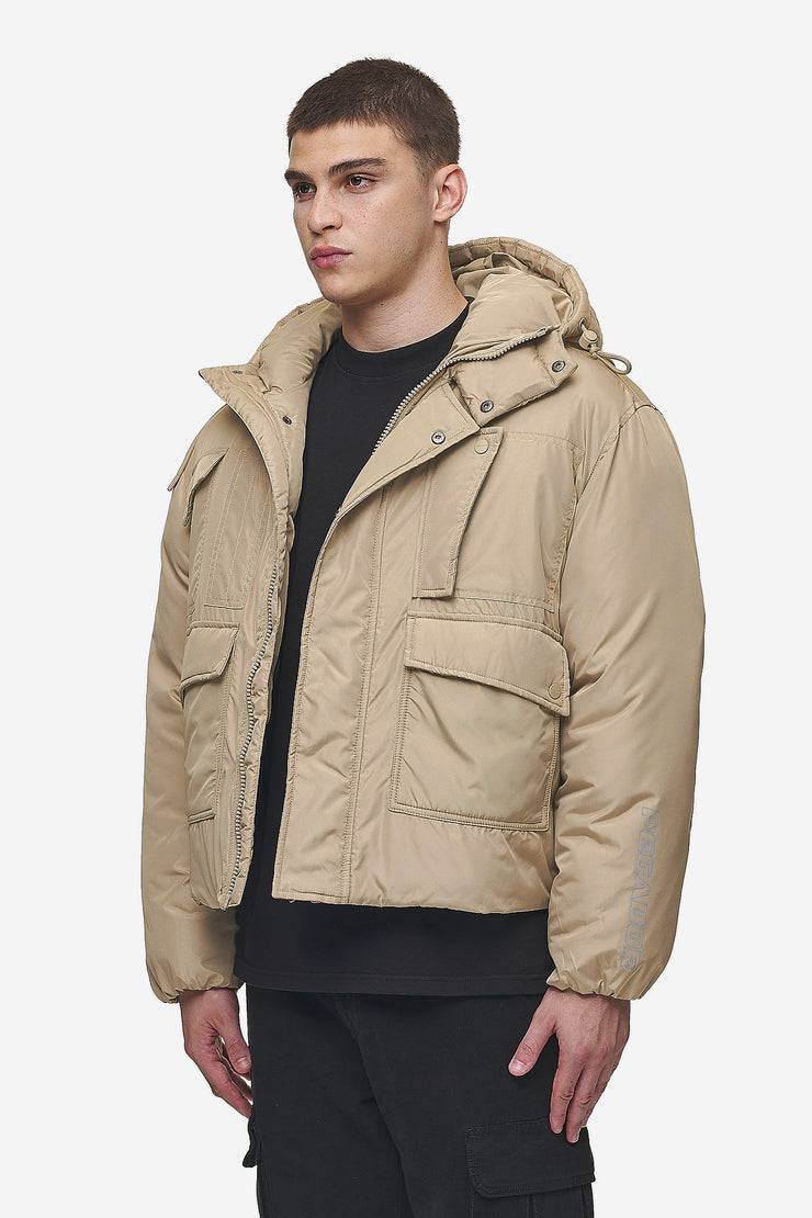 Pegador Jean Utility Puffer Jacket Sand Begrenztes Angebot