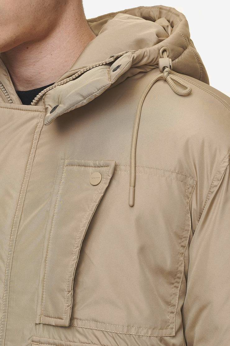 Pegador Jean Utility Puffer Jacket Sand Begrenztes Angebot