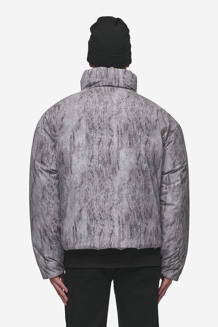 Pegador Lavoy Ripstop Crushed Cropped Boxy Puffer Jacket Steel Grey Weihnachtsangebot