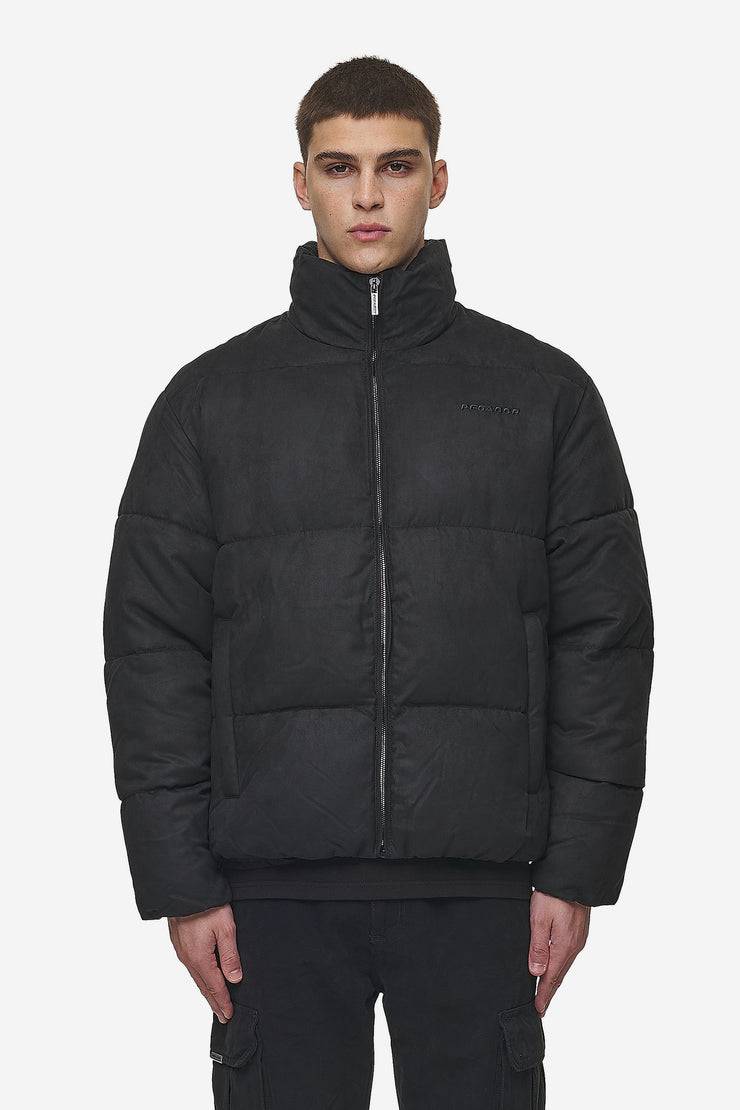 Pegador Sidan Velour Puffer Jacket Black Vatertagsangebot