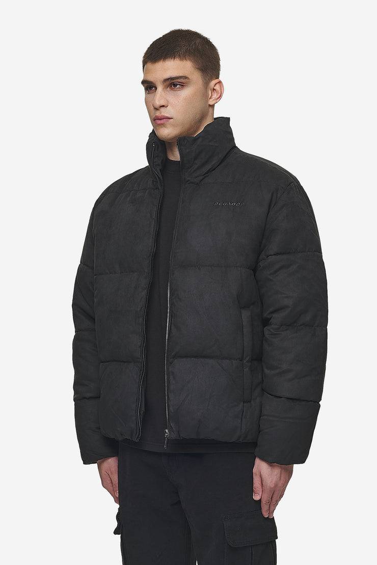 Pegador Sidan Velour Puffer Jacket Black Vatertagsangebot