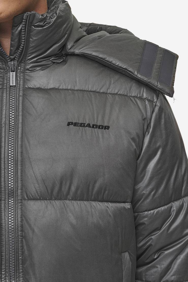 Pegador Marten Vintage Puffer Jacket Anthracite Valentinstagsangebot