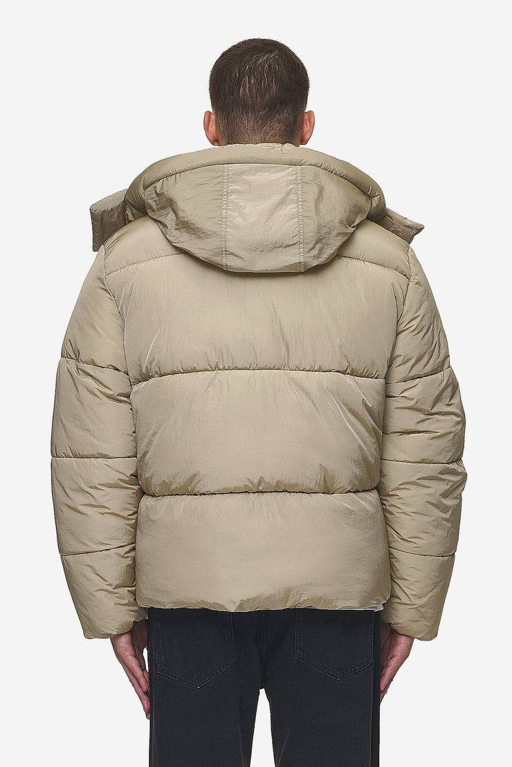 Pegador Marten Crushed Puffer Jacket Beige Jubiläumsangebot