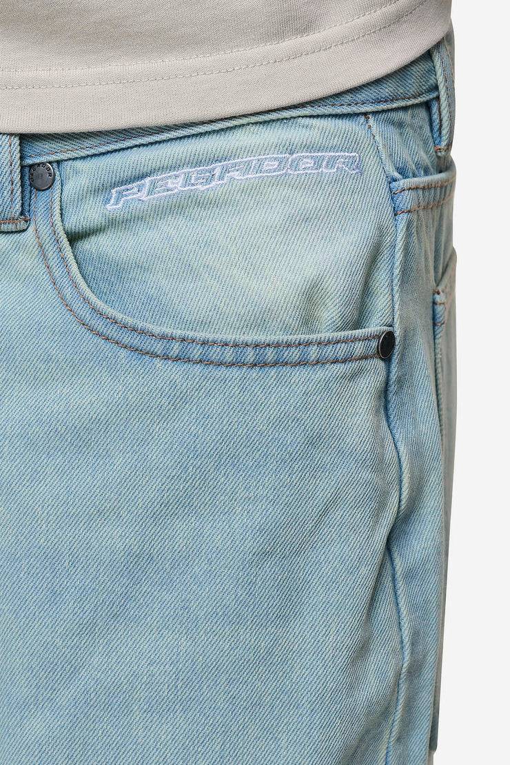 Pegador Barrow Wide Baggy Jeans Sand Washed Blue Top Angebot
