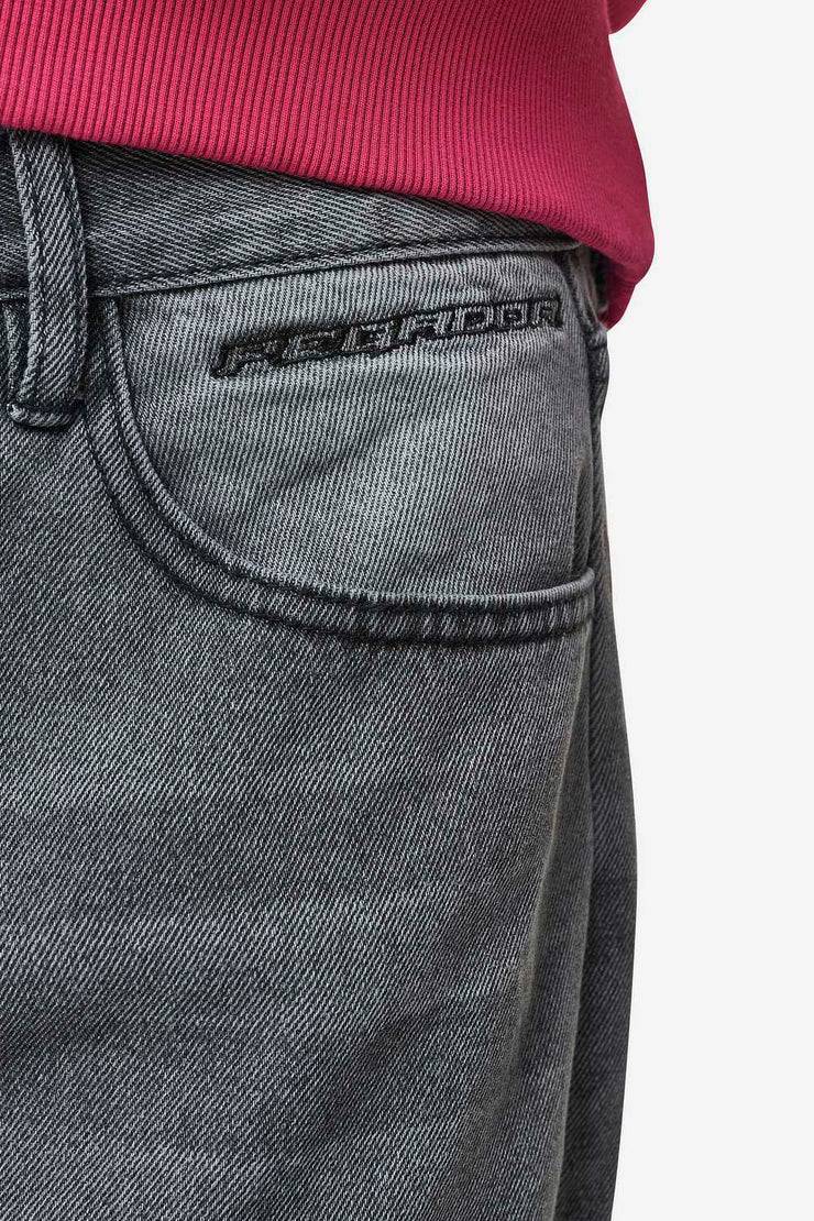 Pegador Barrow Wide Baggy Jeans Washed Anthracite Neueste Mode