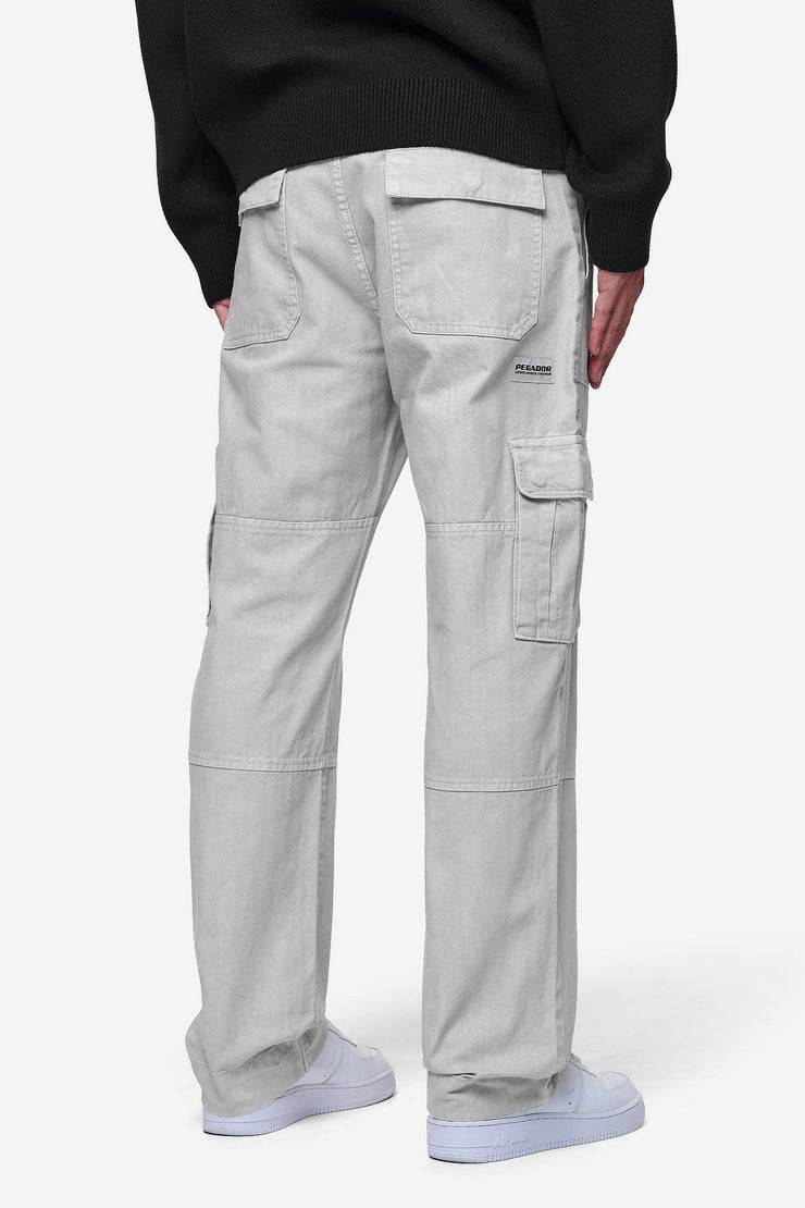 Pegador Risley Cargo Pants Light Grey Super Sparpreis